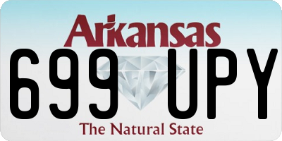 AR license plate 699UPY