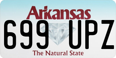 AR license plate 699UPZ