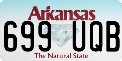 AR license plate 699UQB
