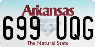 AR license plate 699UQG