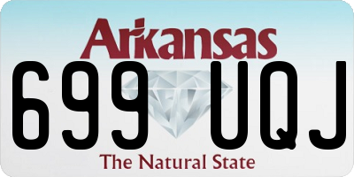 AR license plate 699UQJ