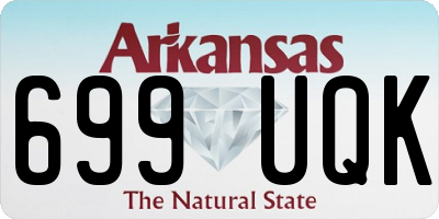 AR license plate 699UQK