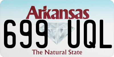 AR license plate 699UQL