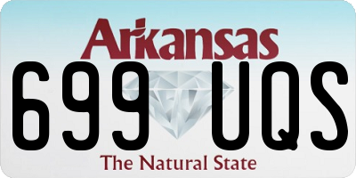 AR license plate 699UQS
