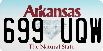 AR license plate 699UQW