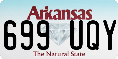 AR license plate 699UQY