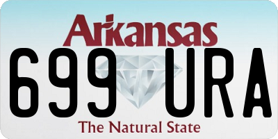 AR license plate 699URA