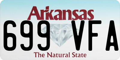 AR license plate 699VFA