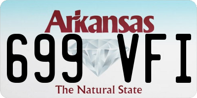 AR license plate 699VFI