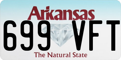 AR license plate 699VFT