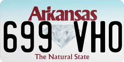 AR license plate 699VHO