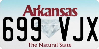 AR license plate 699VJX
