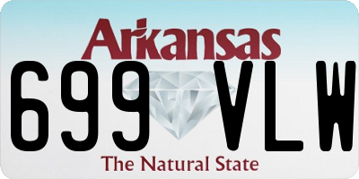 AR license plate 699VLW