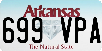 AR license plate 699VPA
