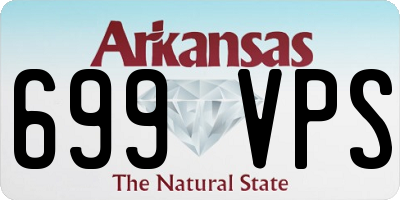 AR license plate 699VPS