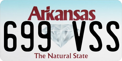 AR license plate 699VSS