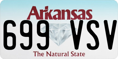 AR license plate 699VSV