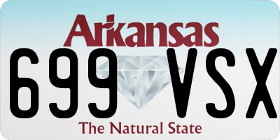 AR license plate 699VSX