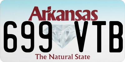 AR license plate 699VTB