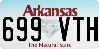 AR license plate 699VTH