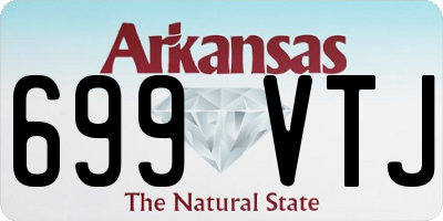 AR license plate 699VTJ