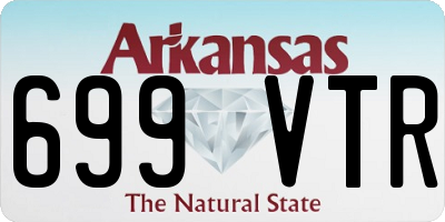 AR license plate 699VTR