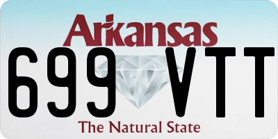AR license plate 699VTT