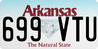 AR license plate 699VTU