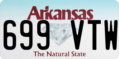AR license plate 699VTW