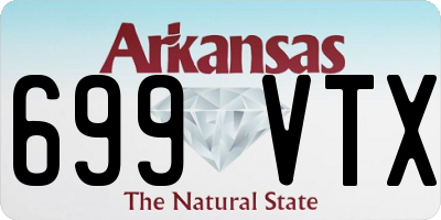 AR license plate 699VTX