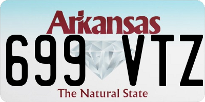 AR license plate 699VTZ