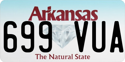 AR license plate 699VUA
