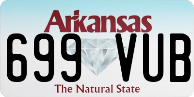 AR license plate 699VUB