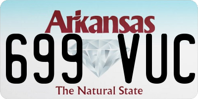 AR license plate 699VUC