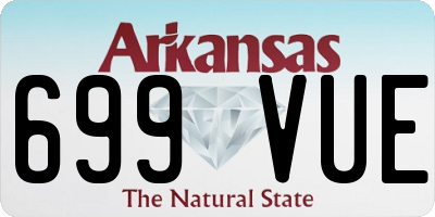 AR license plate 699VUE