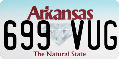 AR license plate 699VUG