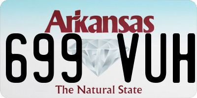 AR license plate 699VUH