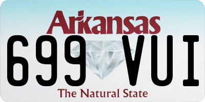 AR license plate 699VUI