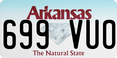 AR license plate 699VUO