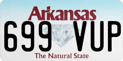 AR license plate 699VUP