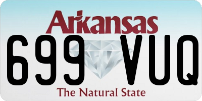 AR license plate 699VUQ