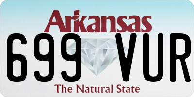 AR license plate 699VUR