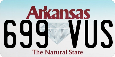 AR license plate 699VUS