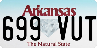 AR license plate 699VUT