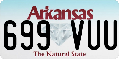 AR license plate 699VUU