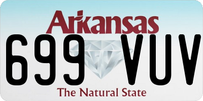 AR license plate 699VUV