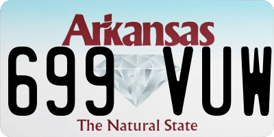 AR license plate 699VUW