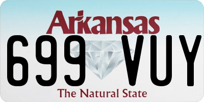 AR license plate 699VUY