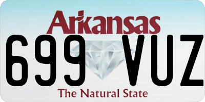 AR license plate 699VUZ
