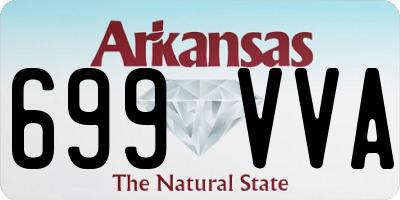 AR license plate 699VVA